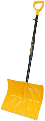 True Temper 18" Poly Folding Snow Shovel, Convenient Storage, Collapsible, Compact for Cars or Camping