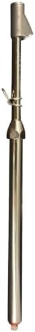 Milton S-986 Straight Foot Dual Head Tire Pressure Gauge with Dual Head Chuck, 10-160 PSI Heavy Duty Air Pressure Gauge for Semi Truck