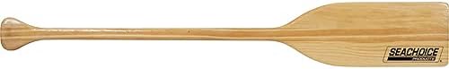 Seachoice Wood Paddle, New Zealand Construction, Wide Top Hand Grip, Clear Finish, Various Sizes
