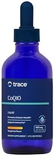 Trace Minerals Liquid CoQ10 Supplement, 4 oz | 100 mg CoQ10 per serving, Over 70 ionic trace minerals, Cellular and cardiovascular health support