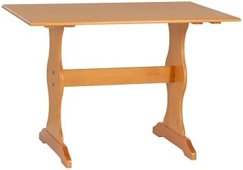 Linon Chelsea Kitchen Nook Table,Brown