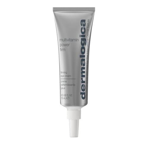 Dermalogica MultiVitamin Power Firm, Eye Cream for Wrinkles | Firms and Smooths Fine Lines Around the Eyes, Doubles as a Makeup Primer, with Antioxidant Vitamins C and E