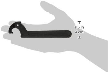Williams JHW474 Adjustable Hook Spanner Wrench with Span Diameter of 2 to 4-3/4-Inch, Ideal for Adjusting Collars, Lock Nut Rings, and Bearings
