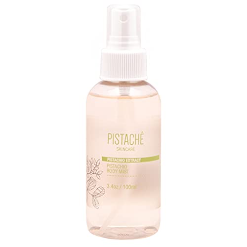 Pistaché Skincare Pistachio Oil Body Mist Spray, Biscotti Fragrance, 3.4oz