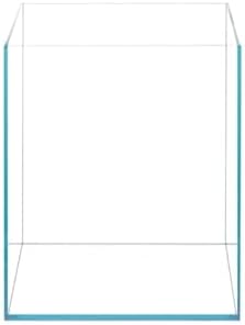 9.5 Gal Rimless Low Iron Glass Aquarium Tank, (17.7" L × 11" W × 11.8" H/ 45cm x 28cm x 30cm), 5mm Thickness Standard Jointed