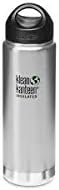 Klean Kanteen Wide Mouth Double Wall Insulated Water Bottle with Loop Cap