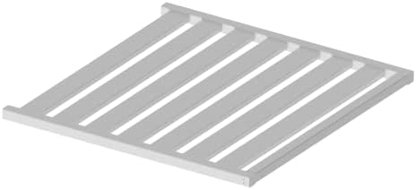 Enclo Privacy Screens ZP19053 Liberty Lattice Rooftop, 1 Slatted Top Accessory, White