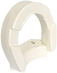 Essential Medical Supply Hinged Toilet Seat Riser for Elongated Toilets - 19 x 14 x 3.5 Inches