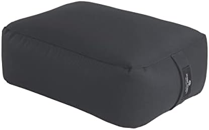 Hugger Mugger Zen Meditation Cushion - Wider Base, Use Horizontally or Vertically, Buckwheat Filled, Durable Fabric, Handmade in USA