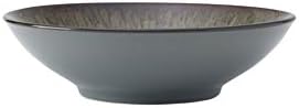 Pfaltzgraff 5237442 Monroe 16-Piece Porcelain Dinnerware Set, Dark Gray (Pack of 16)