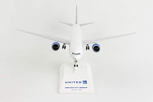 SkyMarks American Airlines Boeing 777-300 1/200 Airplane Model Kit – New Livery Highly Detailed Snap-Fit Collectible with Display Stand for Adult Collectors Ages 14+