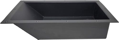 R&R Design Recessed Easy Boat Trolling Motor Pan, Powder Coated Aluminum Foot Pedal Control Tray