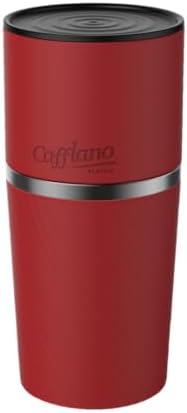 Cafflano Klassic : All-in-1, Drip Kettle+Grinder+Permanent Stainless Filter Dripper+Double-wall Tumbler, Pourover, Coffee Maker for Camping & Travel