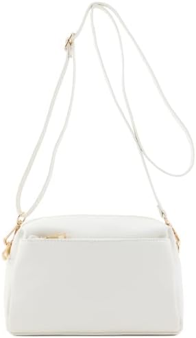 Triple Zip Small Crossbody Bag