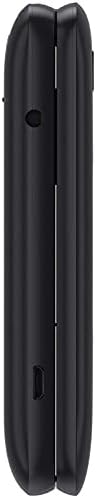 Alcatel GO FLIP 3 Black 4GB 4052W (GSM Unlocked) Flip Phone - For Senior Easy Use (Renewed)