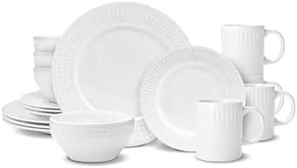 Pfaltzgraff Cassandra 16-Piece Porcelain Dinnerware Set, Service For 4