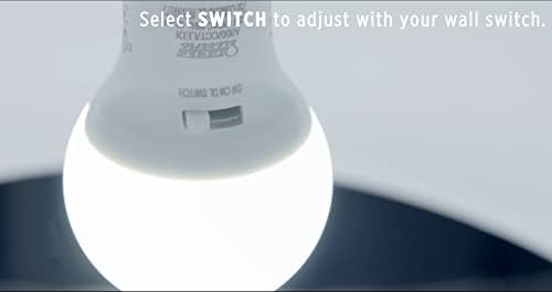 Feit Electric LED Three-Color Choice Intellibulb - A19 with an E26 Medium Base Light Bulb - 60W Equivalent - 15 Year Life - 750 Lumen - 2700K Soft