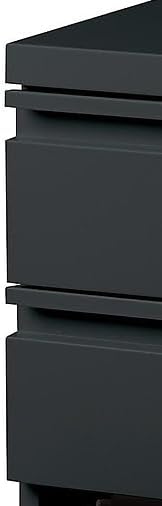 Staples 3-Drawer Vertical File Cabinet, Letter Size Documents, Lockable, 19.88" D x 15" W x 27.75" H, Black