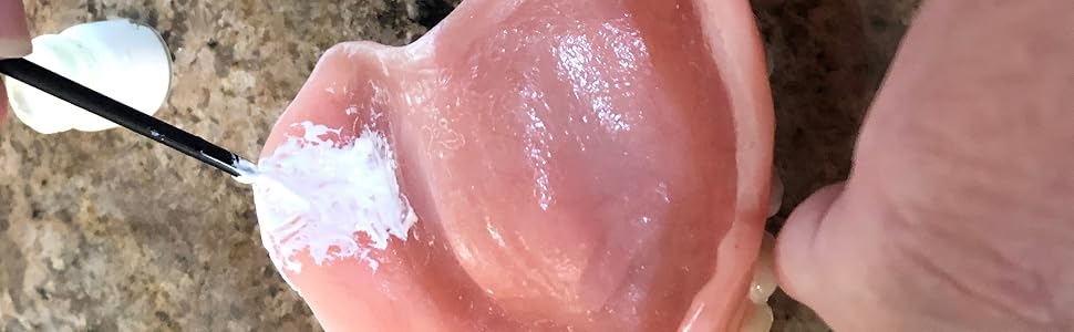 paste to reveal denture sorespot
