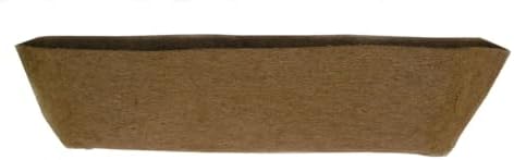 Molded Coco Fiber Liner - 72 Inch Window Hayrack Planter -Comes as a Pair of 36 Inch