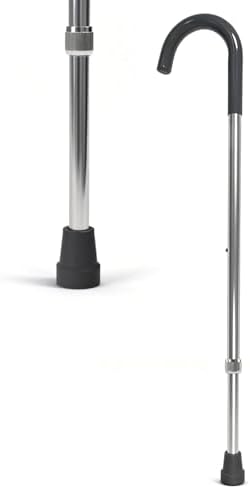 Blue Jay Adjustable Walking Cane for Men & Women - Lightweight Aluminum Walking Stick for Seniors & Elderly - Sturdy Non-Folding Cane with Ergonomic