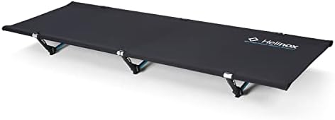 Helinox Cot One Lightweight, Compact, Collapsible, Portable Camping Cot, Regular, Black