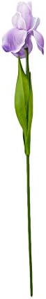 Angel Isabella Artificial Flowers - 16" Iris Artificial Flowers for Decoration in Wedding Flowers Bouquets, Flower Vases, Arrangements