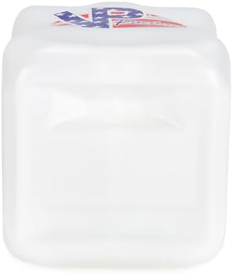 VP Racing 35221-CA, 5.5 Gal. Square Patriotic Motorsport Jug w/ 14 Inch Deluxe Filler Hose Close-Trimmed Cap and Neck for Tighter Seal
