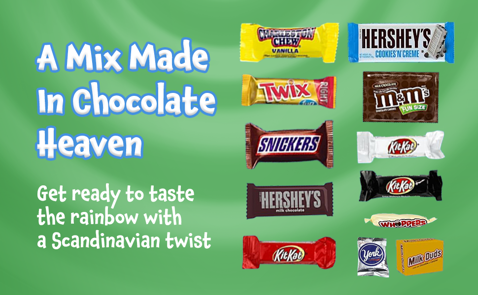 chocolate, variety pack, assorted candy, bulk mix, 4lb bag, sweets, treats, mix