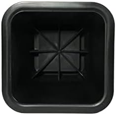 J&V TEXTILES Bed Furniture Risers - Elevation in 6 Inch Heavy Duty Risers for Sofa and Table - Supports up to 1,300 lbs - (Set of 4 Riser, Black)