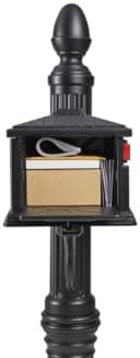 Stratford Plastic Mailbox and Post Combo
