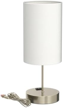 Set of 2 Touch Control Table Lamps with 2 USB Charging Ports&AC Outlet