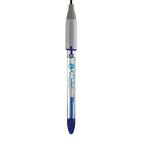 Apera Instruments LabSen Glass-Body 851-1 pH Electrode for Viscous Solutions, Impact-Resistant Sensor, BNC Connector