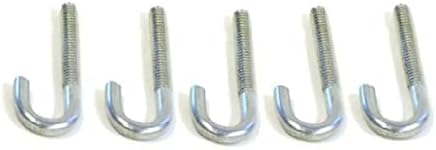 WARN 36682 Powersports ATV Replacement J-Bolt Kit for Standard Plow Systems, Pack of 5 , Black