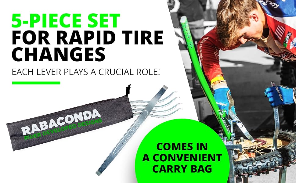 Rabaconda tire levers iron changer spoon