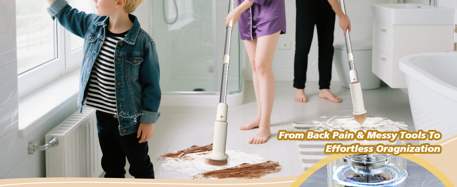 electric brush electric brush for cleaning bathroom tub cleaner shower scrub brushes