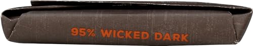 Taza Chocolate Organic Amaze Bar 95% Stone Ground, Wicked Dark, 2.5 Ounce (1 Count), Vegan