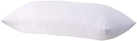 Acanva Polyester Decorative Rectangle Throw Pillow Inserts, Hypoallergenic Form Stuffer Cushion Sham Filler, 16x26, White, 1 Count (Pack of 1)