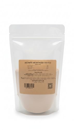 Greenway Biotech, Inc. Azomite Rock Dust Volcanic Ash Organic Fertilizer with Micronutrient & Trace Minerals- Natural Mineral Soluble Plant Fertilizers for Enhances & Increases Crop Yield (1 Pound)
