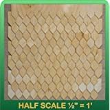 Greenleaf Doll Houses 1/2" Scale Miniature Diamond Shingle Strips Half Scale