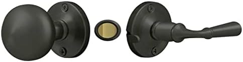 Deltana SDL980U19 Storm Door Latch with A Round Rose 7/8-Inch to 1-3/8-Inch Door Thickness