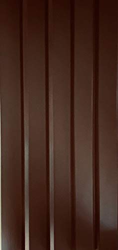 OFFICE KING Mobile Home Skirting Dark Brown Box of 8 Solid Panels 16" Wide x 46" Tall Premium 40 Mil Thickness Vinyl Panels