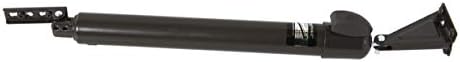 Touch 'n Hold Smooth Door Closer - Single Kit (Black) - Standard-Duty Door Closer with Touch-Button Hold Open Feature & Smooth Closing Motion – for (Medium & Lightweight) Storm, Screen Doors.