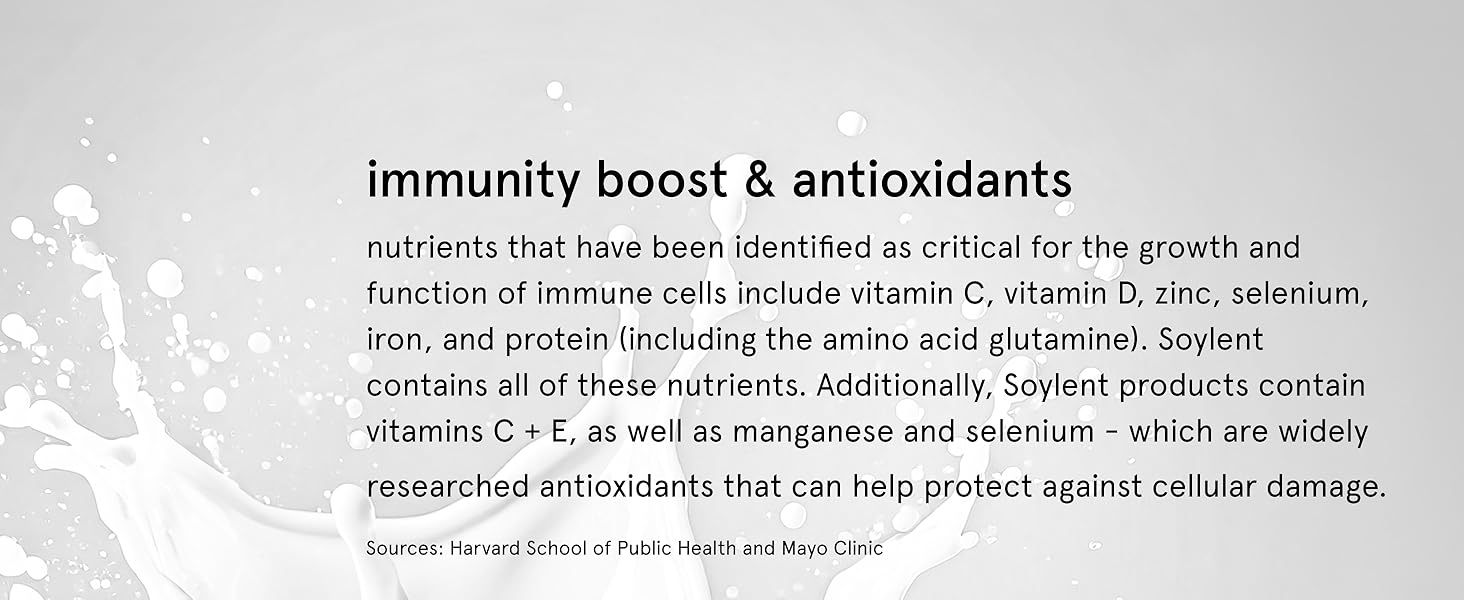 Immunity Boosts and Antioxidants