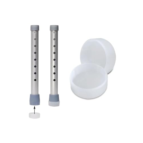 Days Walker Glide Caps, Pack of 4, Tips for Days Walkers to Help Smoothly Walk on Indoor or Flat Outdoor Surfaces or Carpet