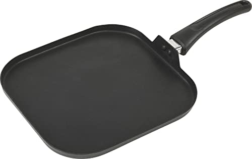 GoodCook 11-Inch Square Griddle Pan, Nonstick Aluminum Frying Pan, Even Heating, Ergonomic Handle, Perfect for Eggs, Bacon, and Breakfast