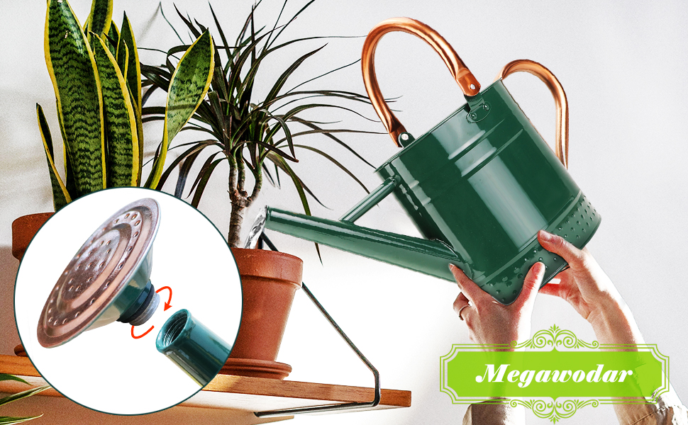 one gallon metal watering can galvanized steel gardening watering can