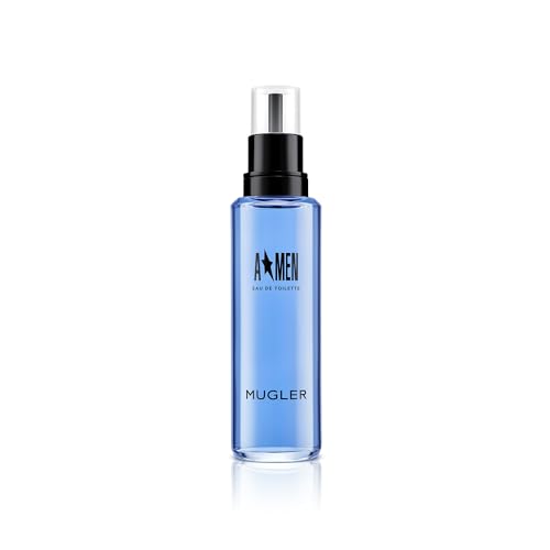 Mugler A*Men Eau de Toilette - Long Lasting Woody Ambery Cologne for Men | Fragrance with Patchouli, Coffee Extract & Lavender - Long Lasting Masculine Gourmand Scent for Date Night