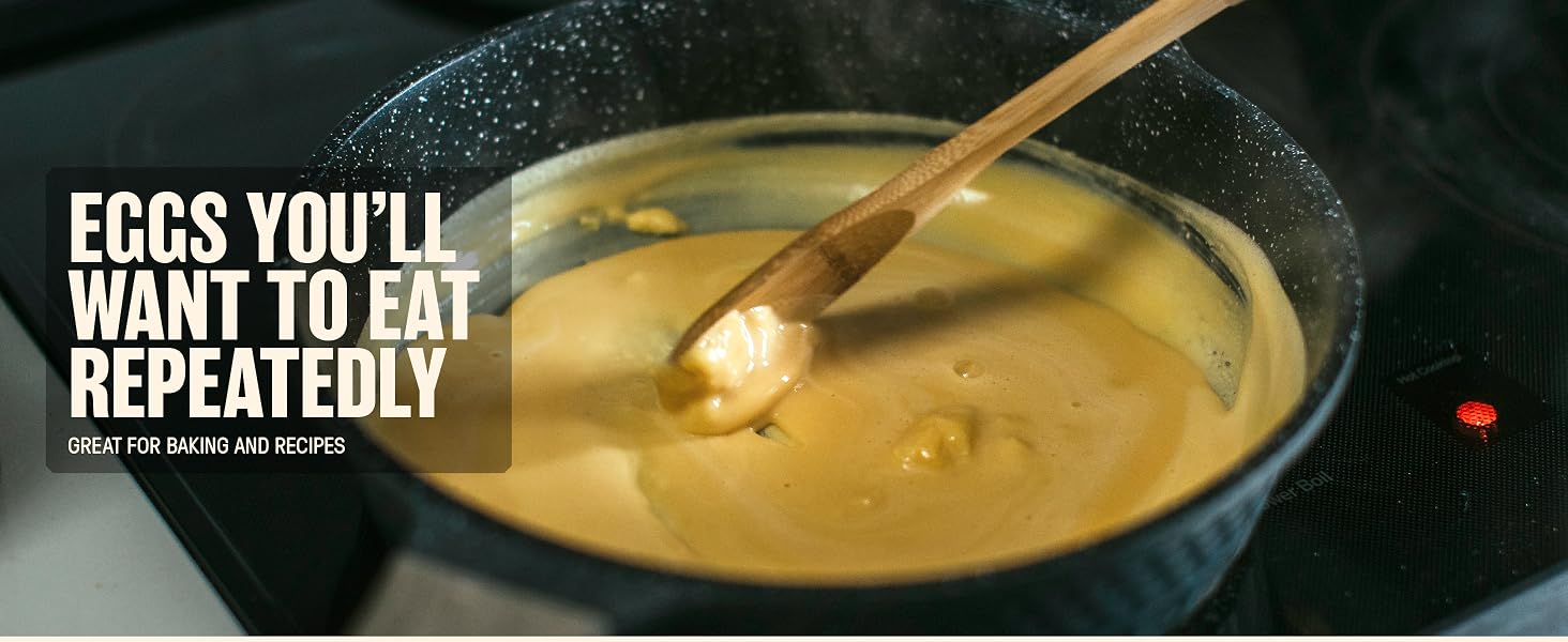 Eggs you&amp;#39;ll want to eat repeatedly. Great for baking and recipes.