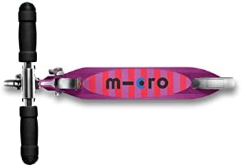 Micro Kickboard | Sprite Foldable LED Scooter for Ages 6+ | Children up to 220 lbs | 2 Wheel | Travel Ready | Adjustable T Bar | Smooth Ride